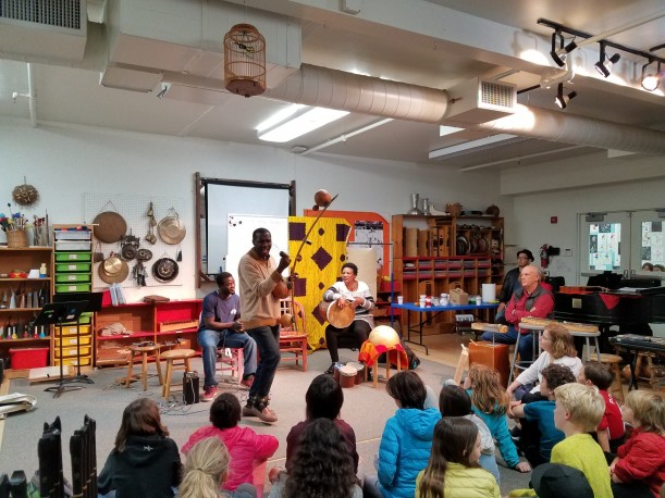 Middle School students had a special guest performance from The Nile Project. Our guests shared t...