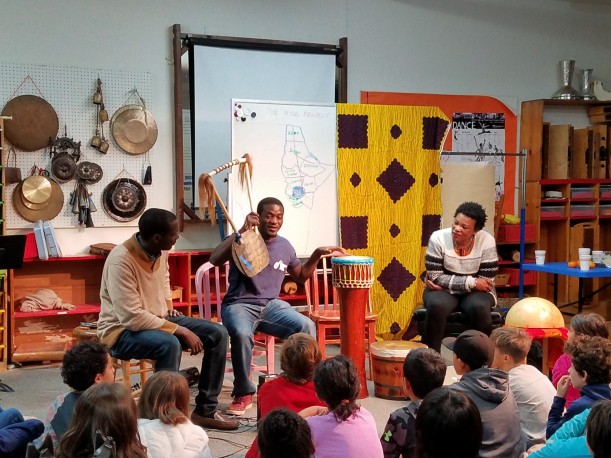 Middle School students had a special guest performance from The Nile Project. Our guests shared t...