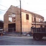 The Edeli Building under construction, 1999.