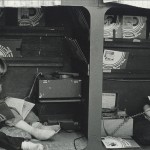 Listening center in 1st/2nd Grade classroom, mid 1970s