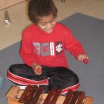 Kyle on the xylophone