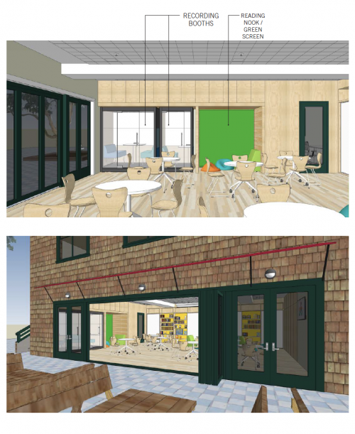 Learning Commons Early Rendering.